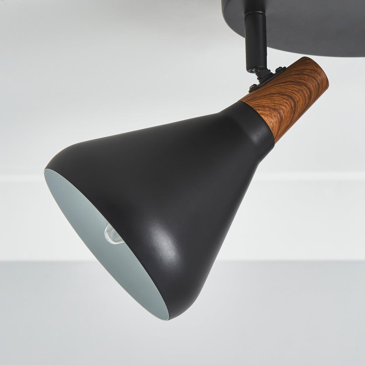 Elements Wolston 3 Light Spotlight Black – image 3