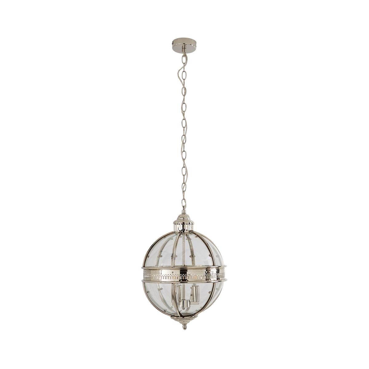 Dorma Purity Nickson Globe Ceiling Fitting Nickel – image 7