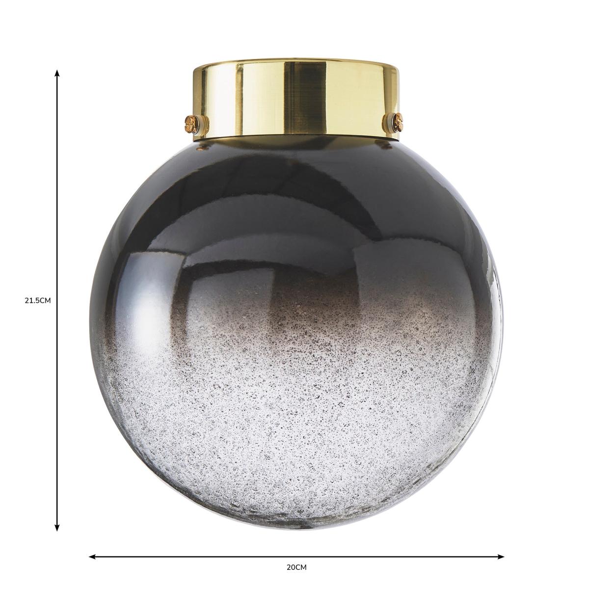 Torbay Easy Fit Pendant Shade Grey/Gold – image 5