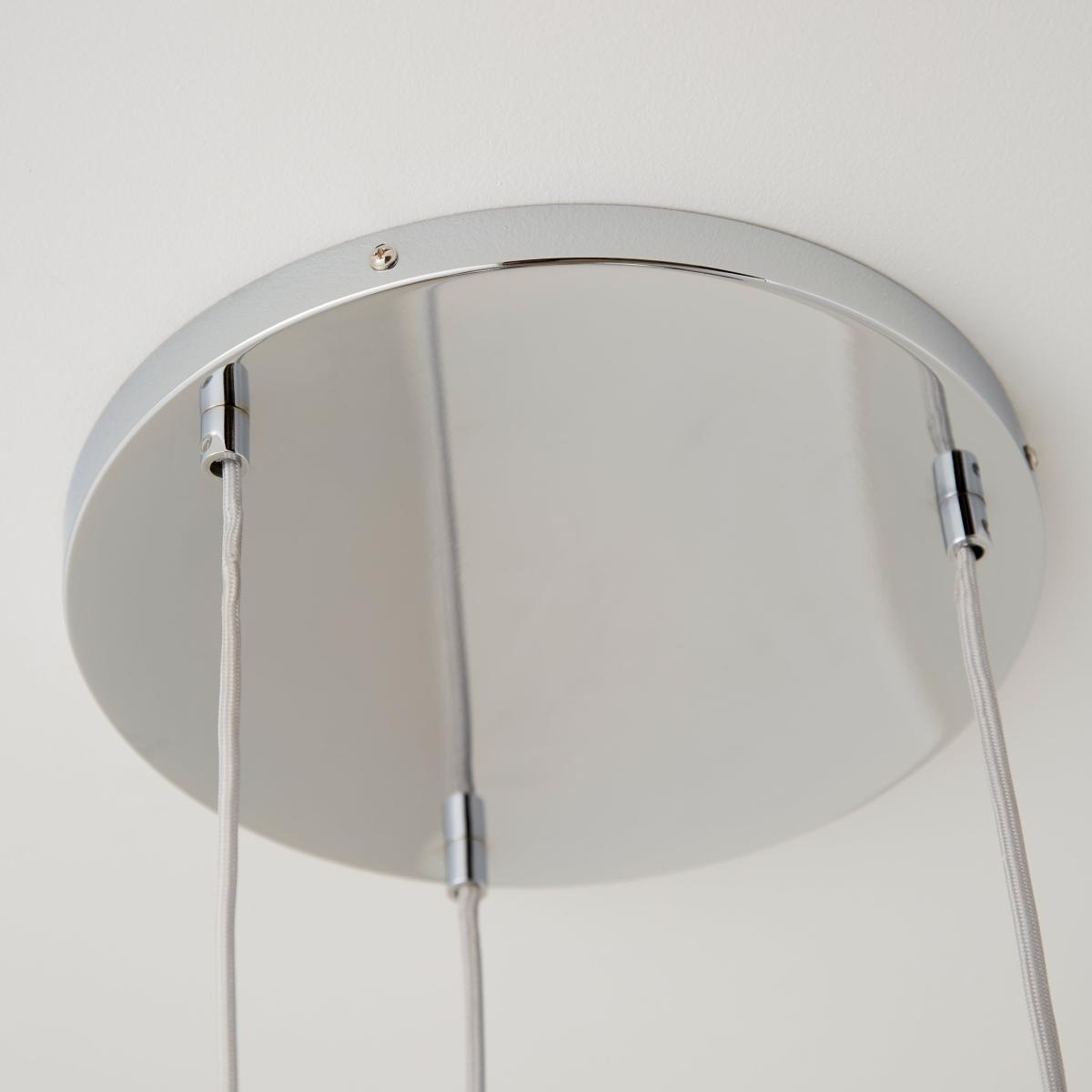 Sylvia 3 Light Cluster Ceiling Light Silver – image 4