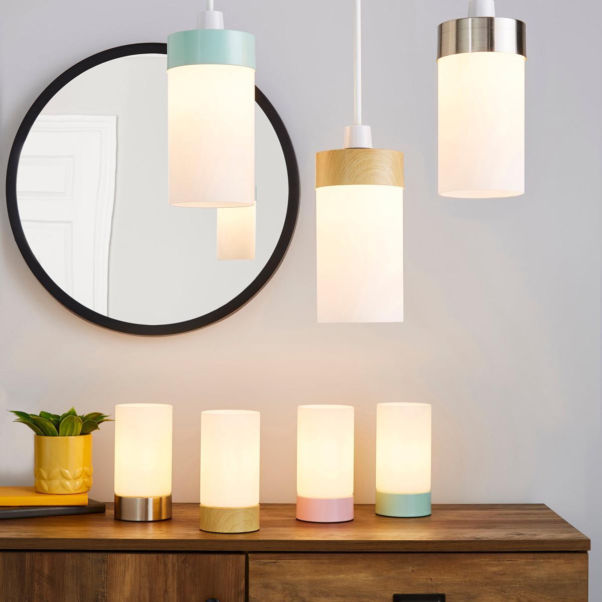 Ferris Satin Nickel Easy Fit Pendant Gold – image 5