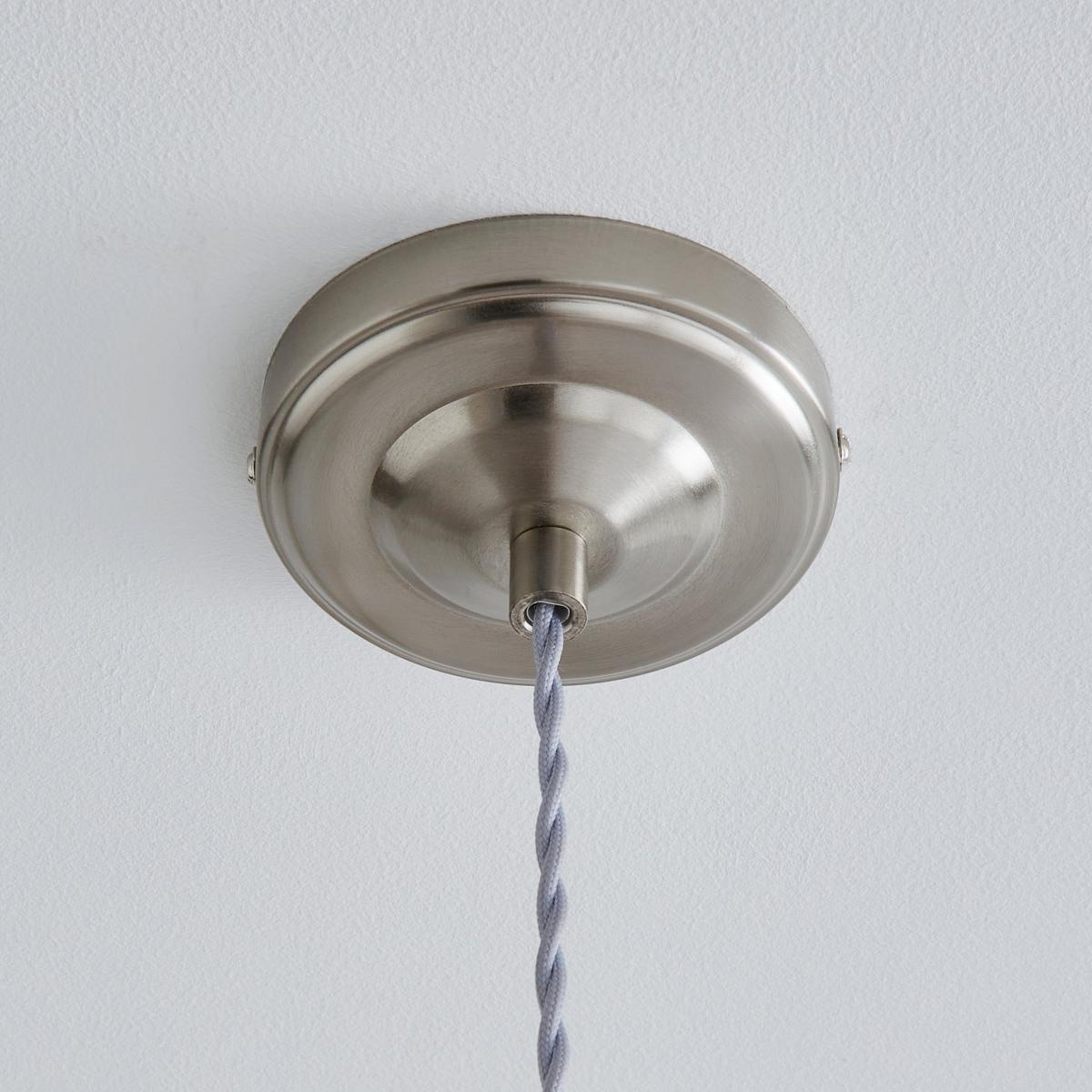 Churchgate Croxton 1 Light Ceiling Fitting Satin Nickel – image 3