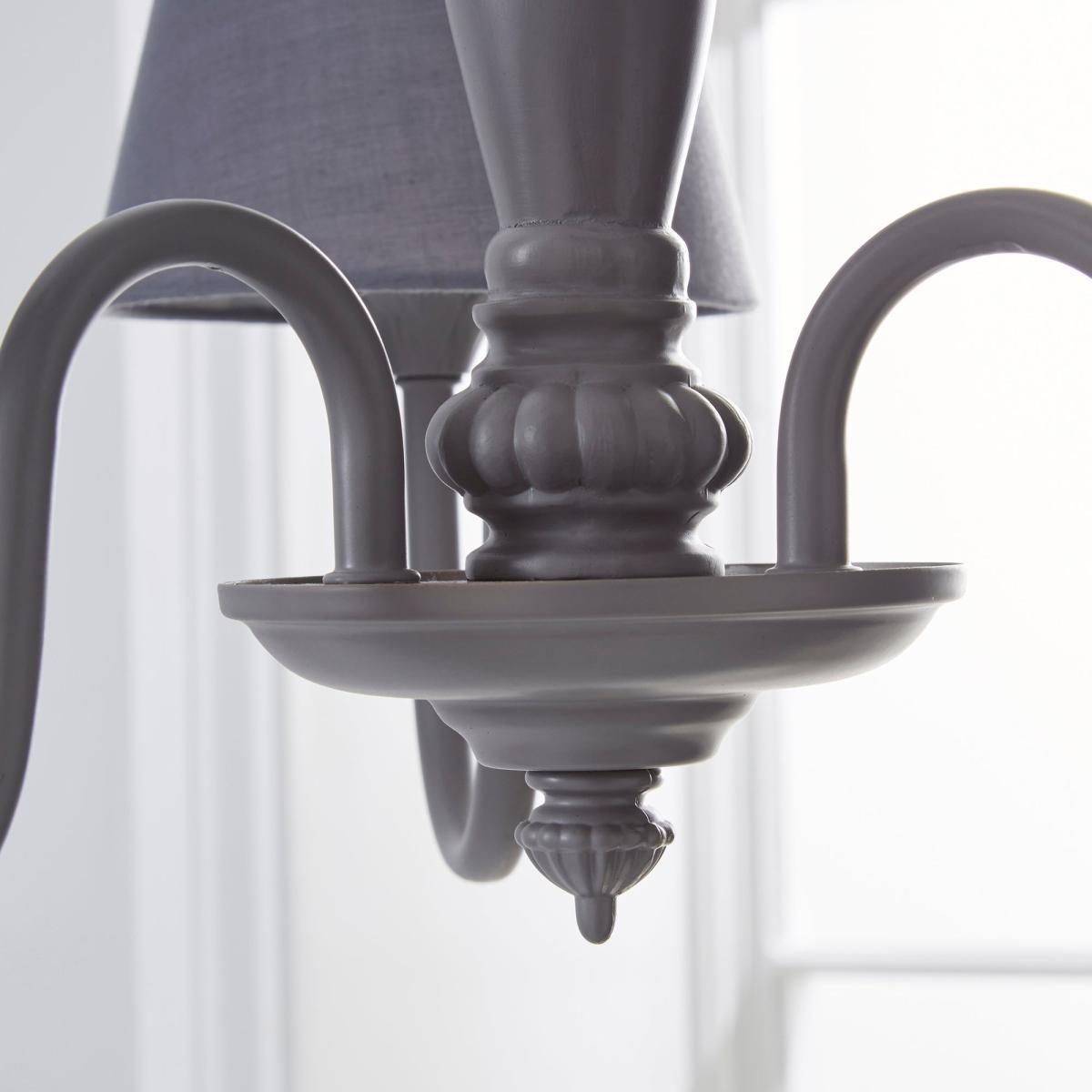 Tofty 3 Light Grey Ceiling Fitting Grey – image 3