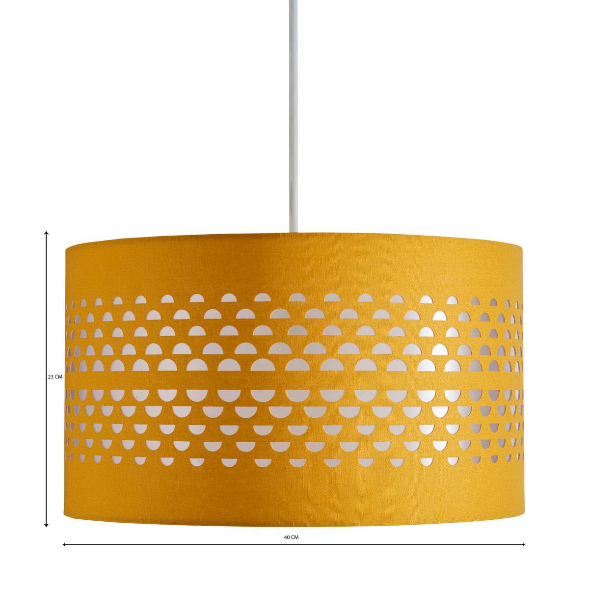 Hanbury 40cm Drum Shade White – image 4
