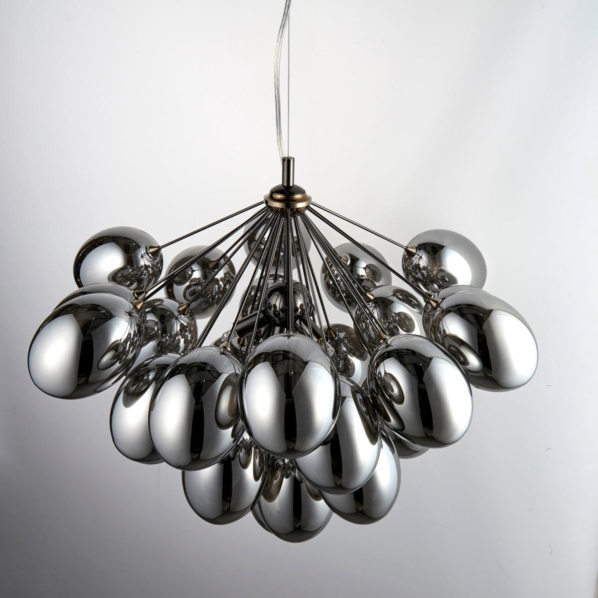 Vogue Moline 6 Light Pendant Light Black – image 2