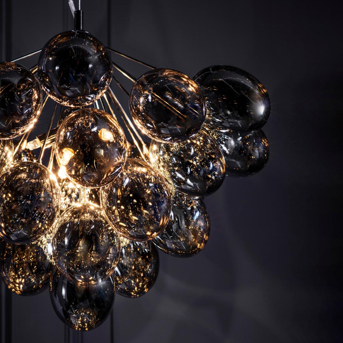 Vogue Moline 6 Light Pendant Light Black – image 4