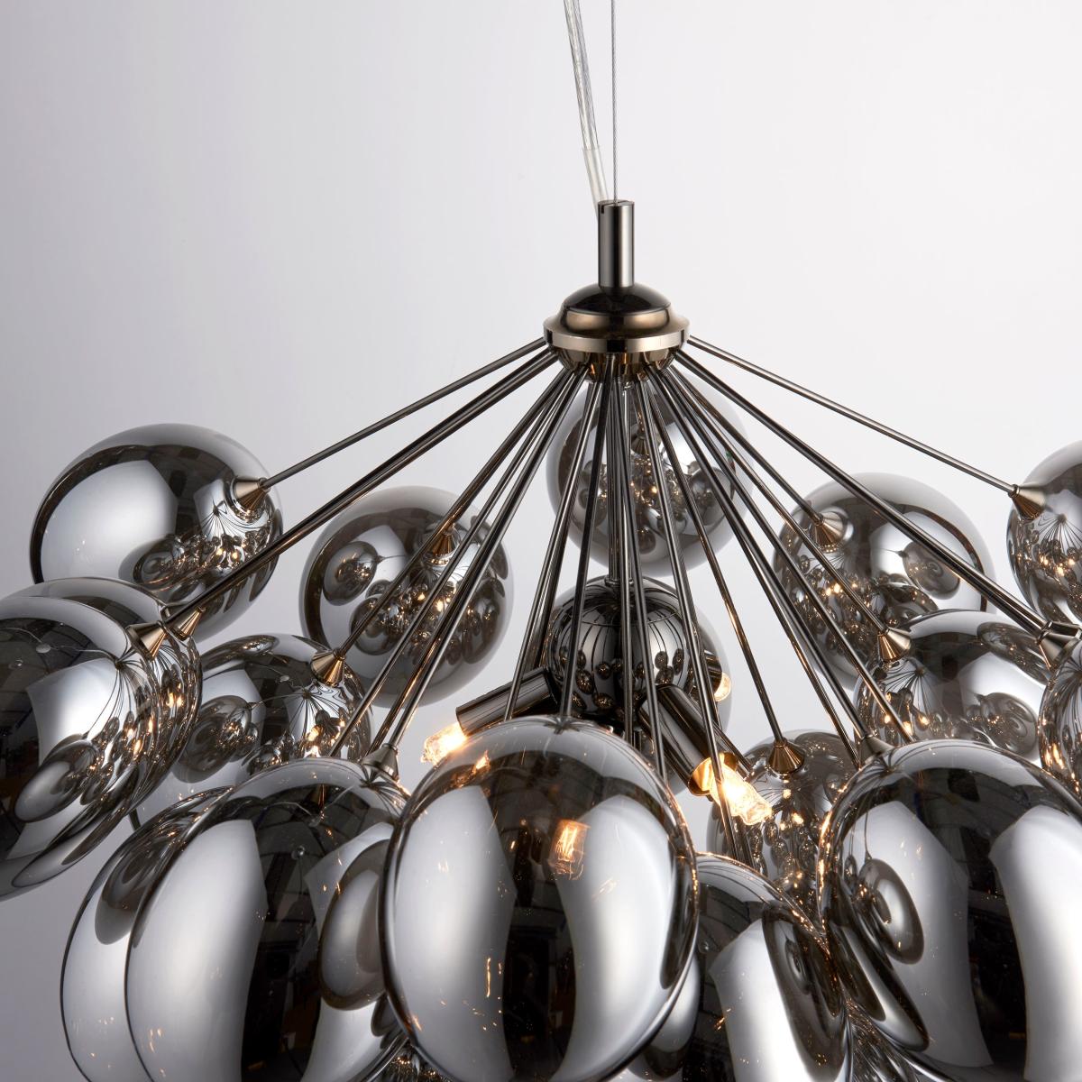 Vogue Moline 6 Light Pendant Light Black – image 7