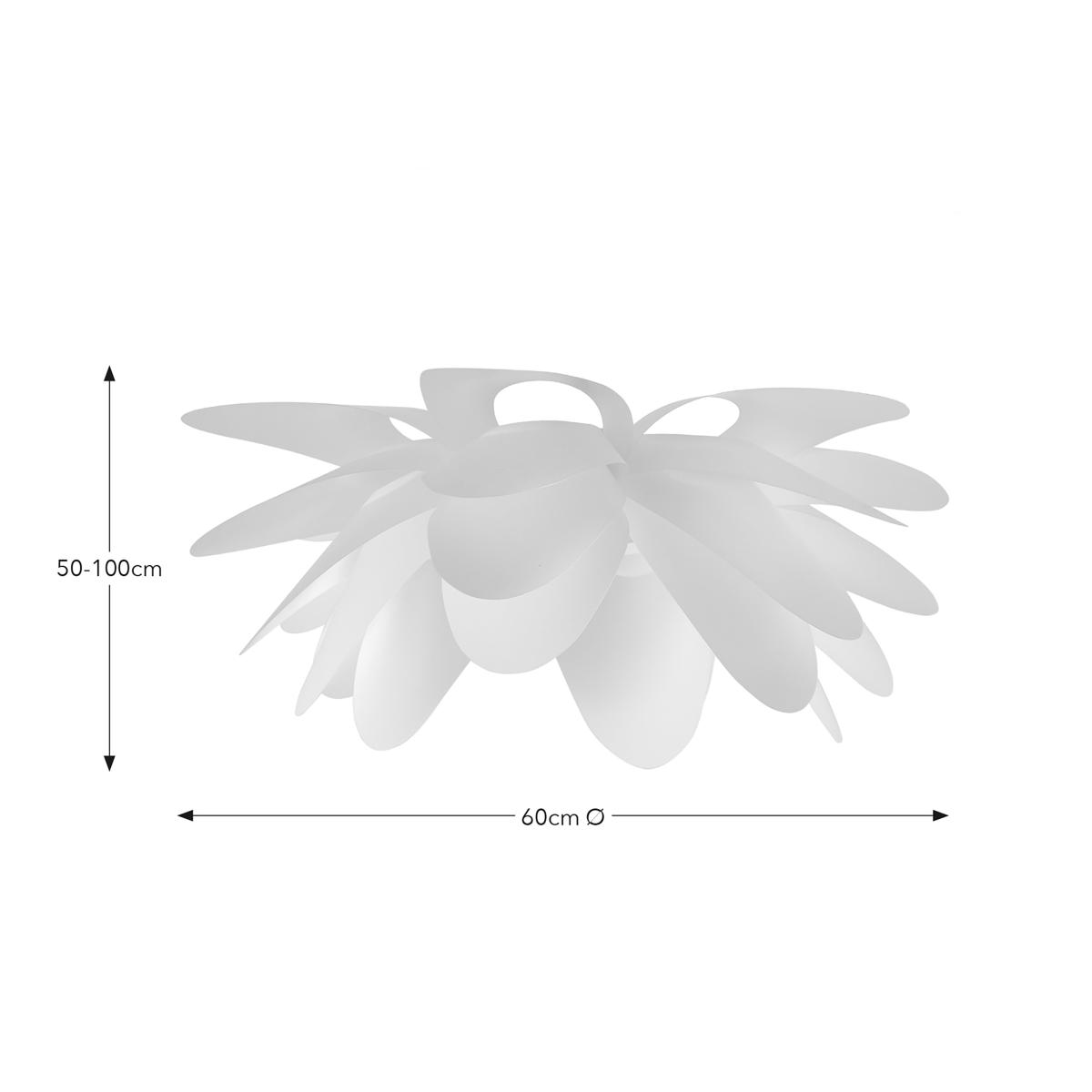 Elements Fresco Adjustable Pendant Light White – image 5
