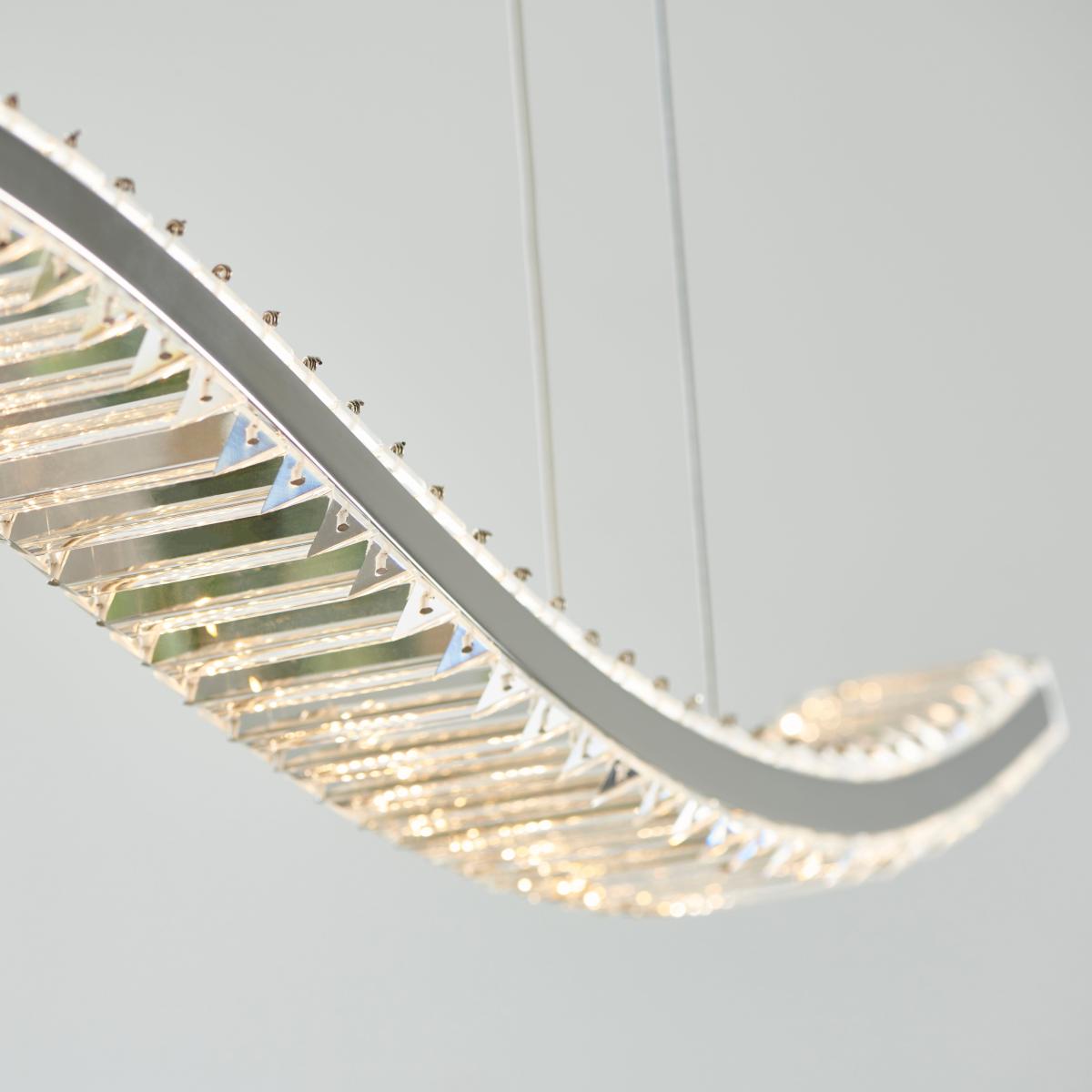Vogue Katana 1 Light Diner Ceiling Fitting Chrome – image 7