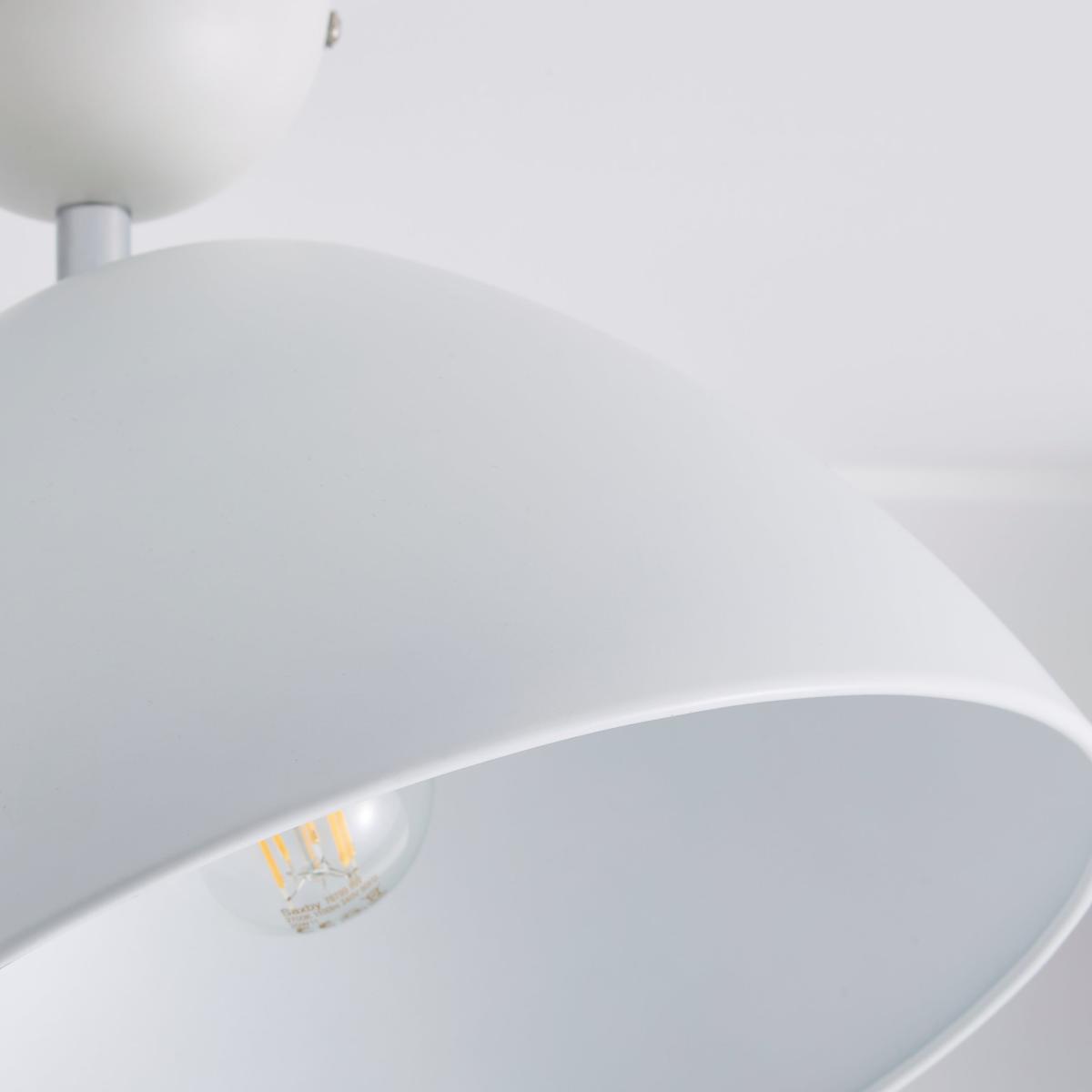 Donia 1 Light Flush Ceiling Fitting White – image 3