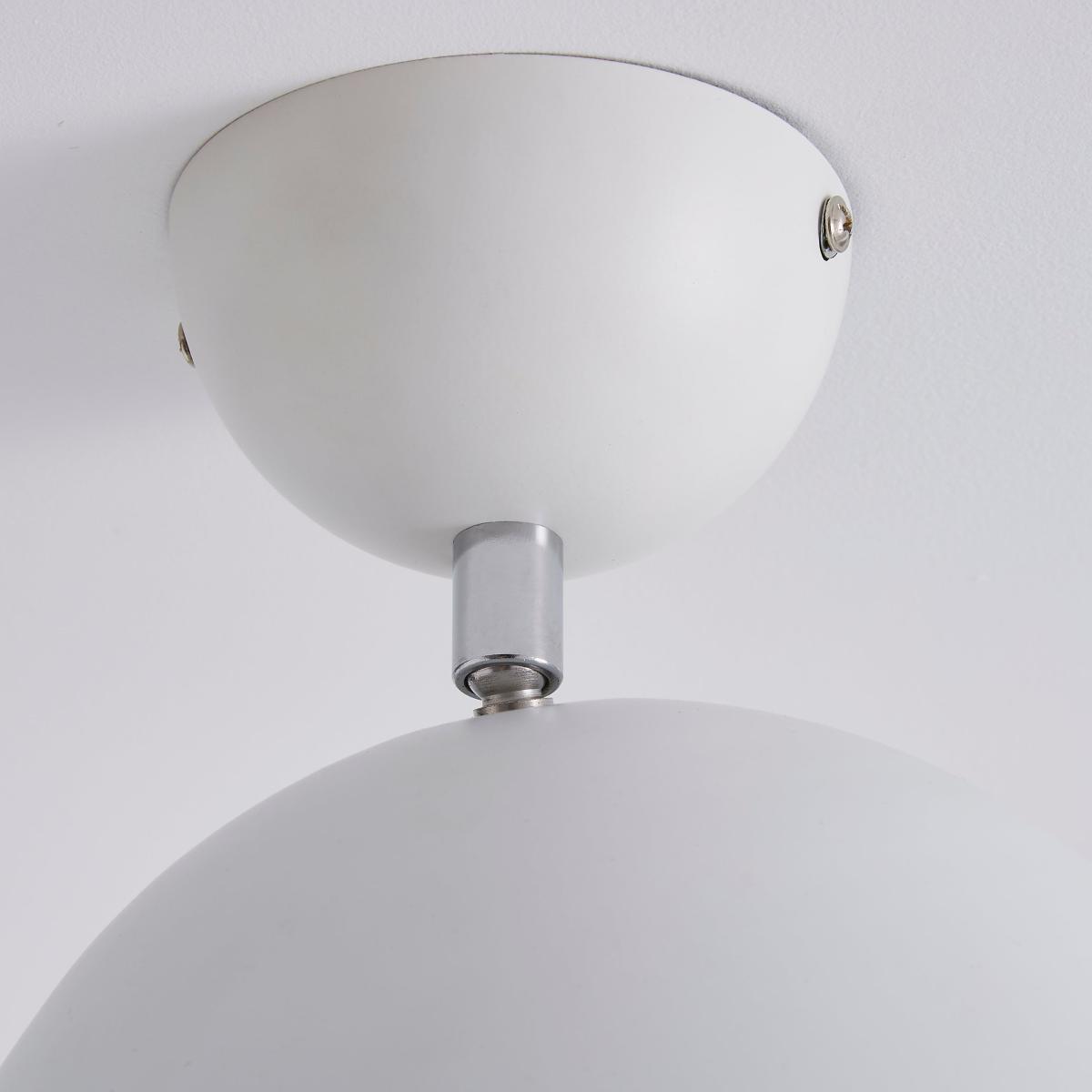 Donia 1 Light Flush Ceiling Fitting White – image 4
