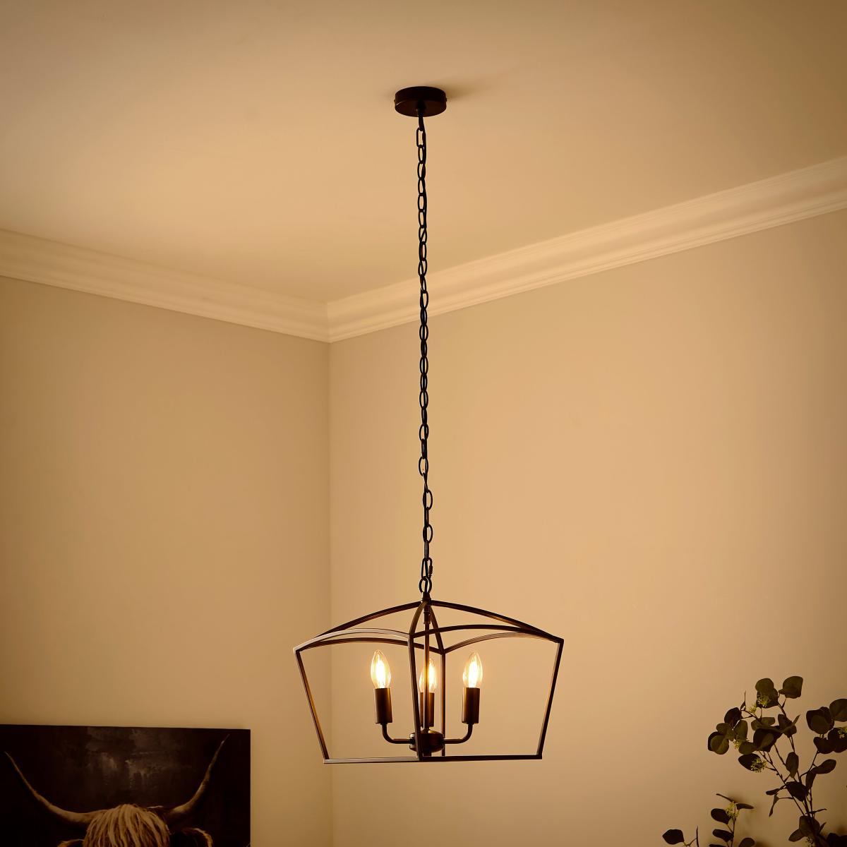 Orlando Industrial 3 Light Adjustable Pendant Light – image 2