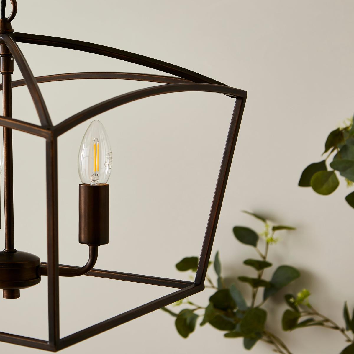Orlando Industrial 3 Light Adjustable Pendant Light – image 3