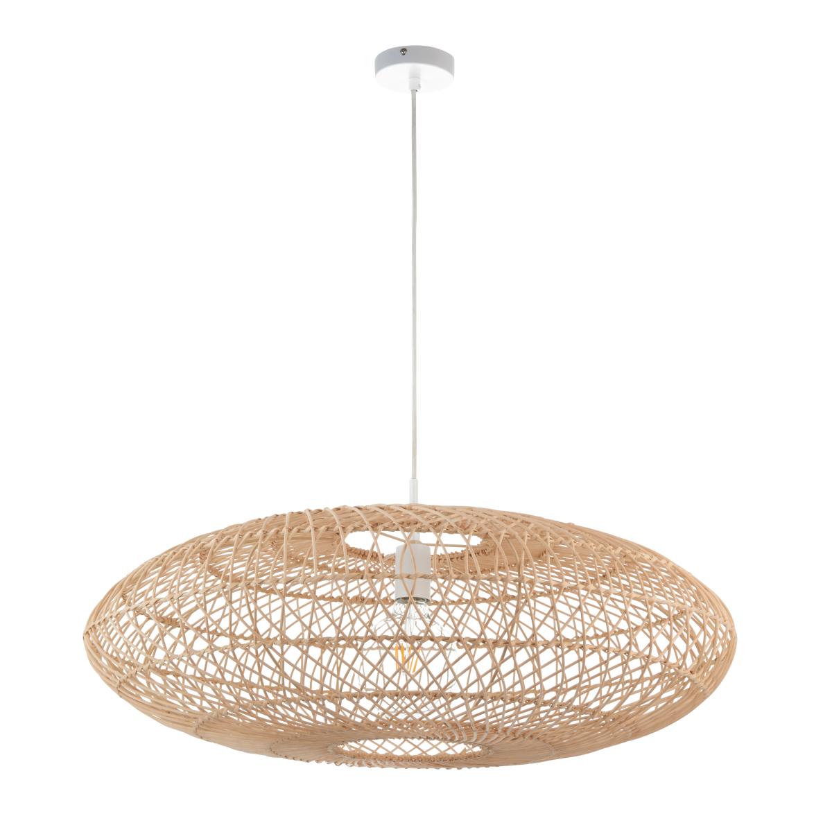 Vogue Silas Rattan Woven Pendant Light Natural – image 8