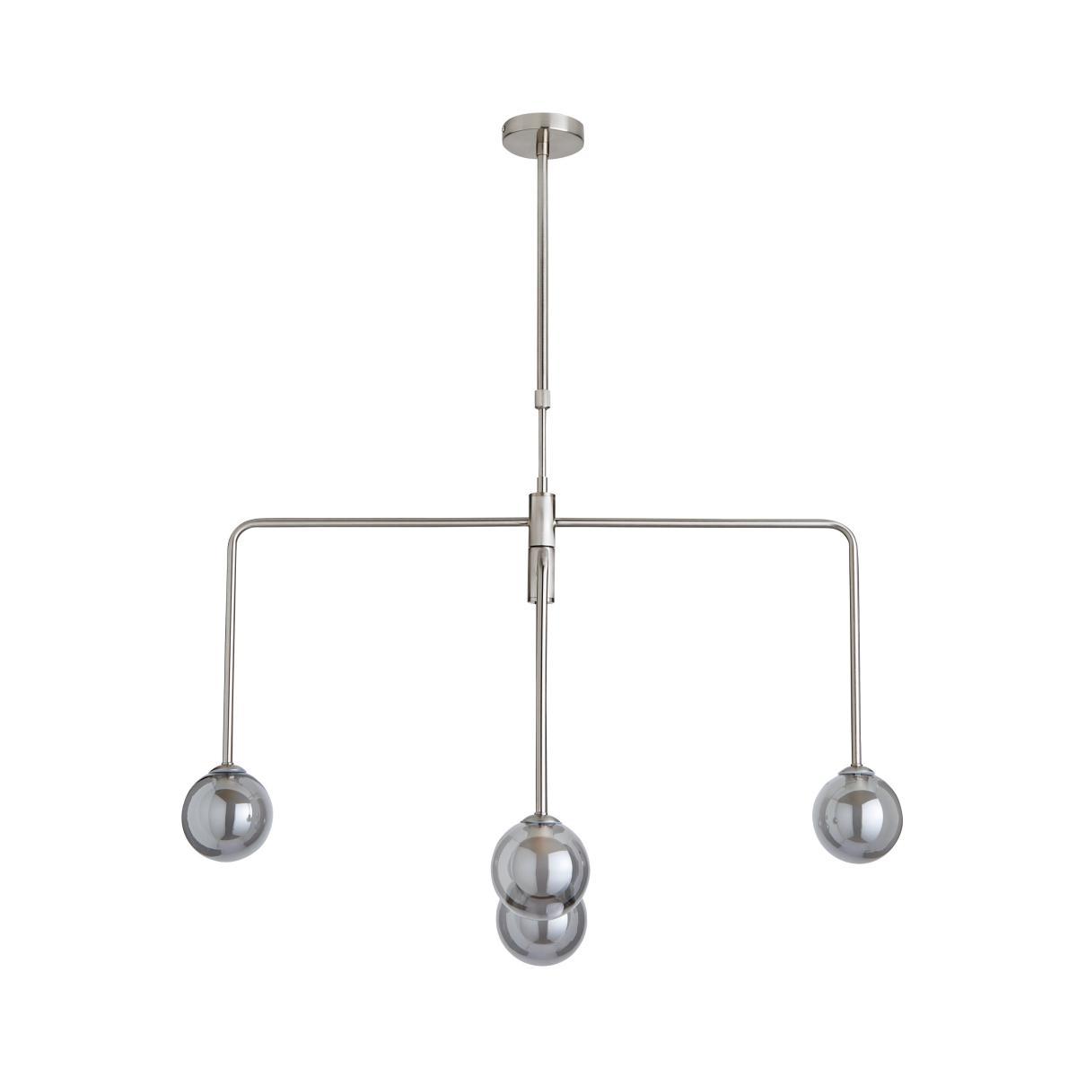 Maran 5 Light Ceiling Fitting Satin Nickel – image 4