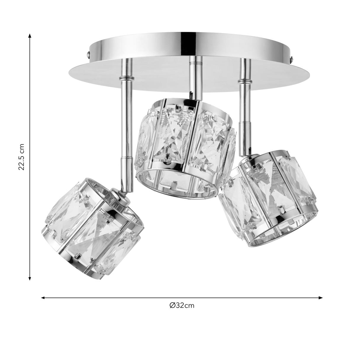 Kleio Modern 3 Light Adjustable Spotlight – image 5