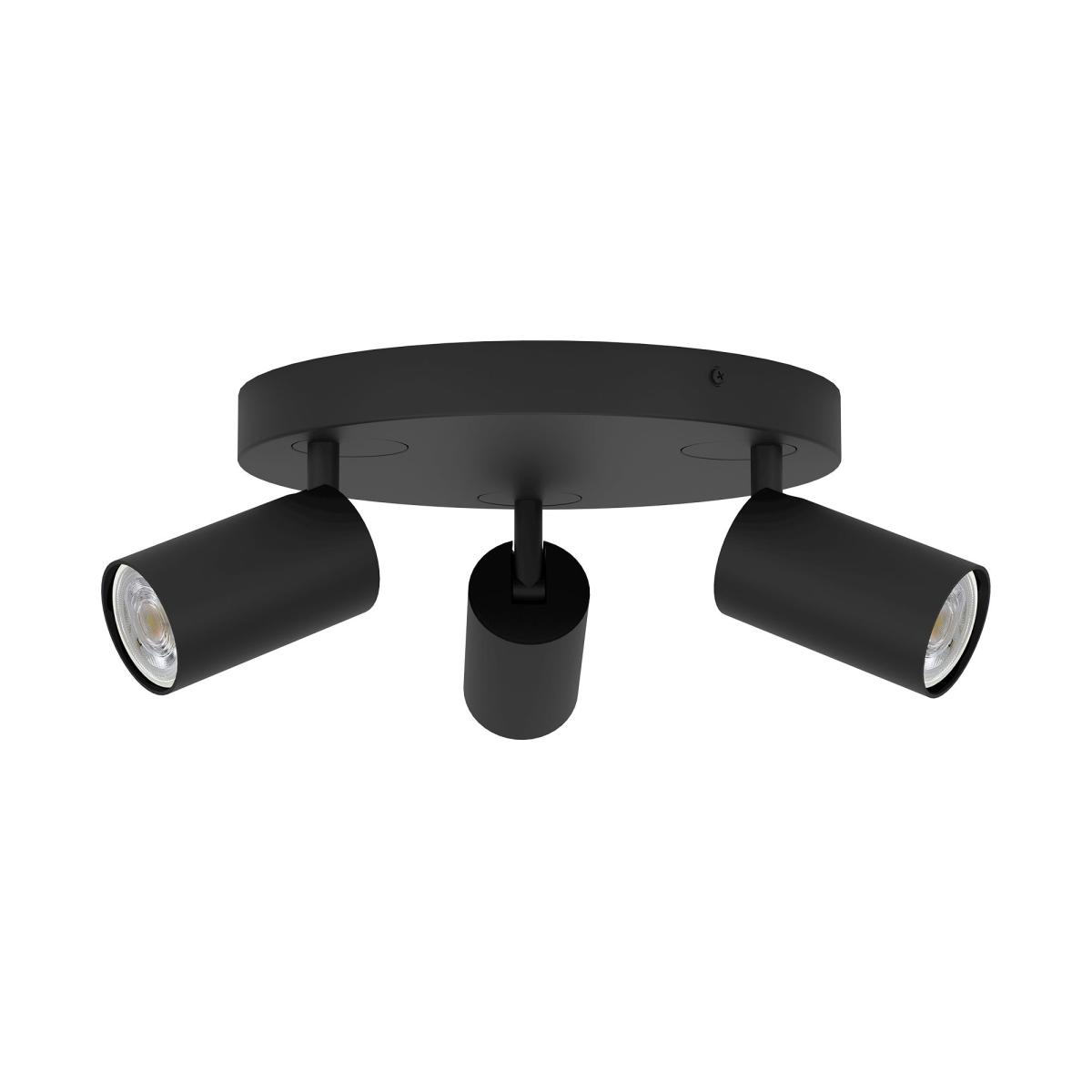 EGLO Telimbela-Z 3 Light Adjustable Spotlight Black – image 2