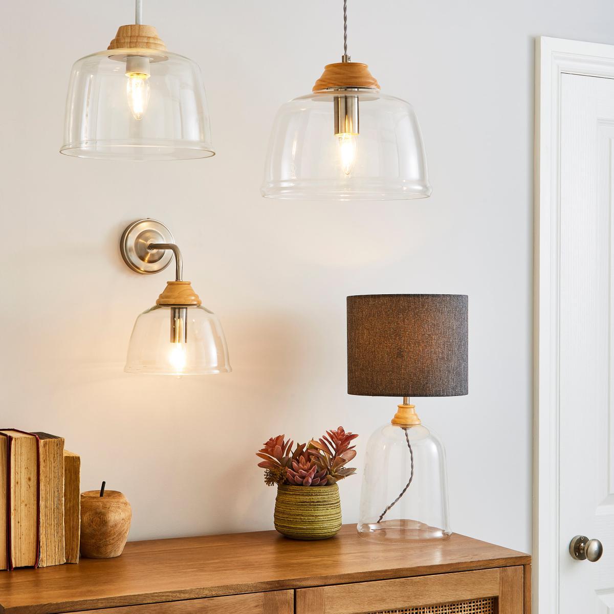 Churchgate Croxton Easy Fit Pendant Satin Nickel – image 5