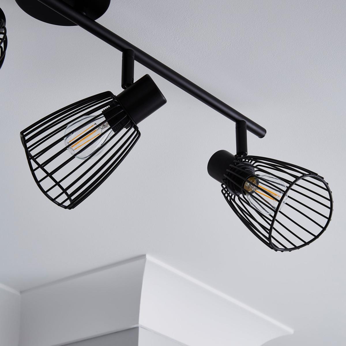 Elements Jaula 4 Light Spotlight Bar Black Matt Black – image 3