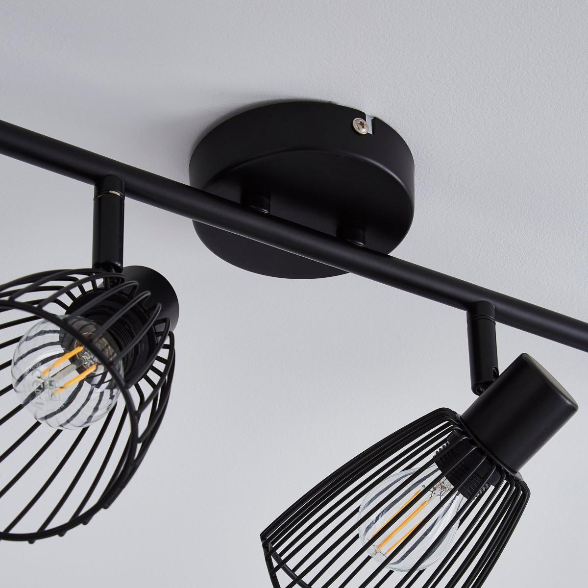 Elements Jaula 4 Light Spotlight Bar Black Matt Black – image 4