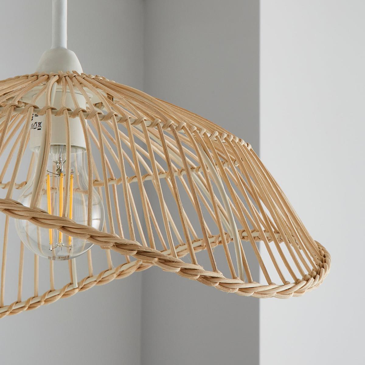 Elements Jaula Easy Fit Rattan Pendant Natural – image 3
