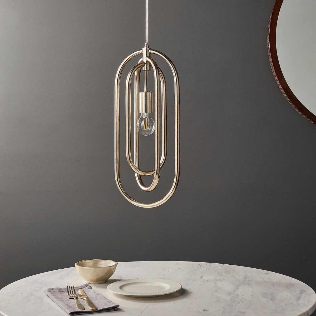 Vogue Pawley Pendant Fitting Silver – image 2