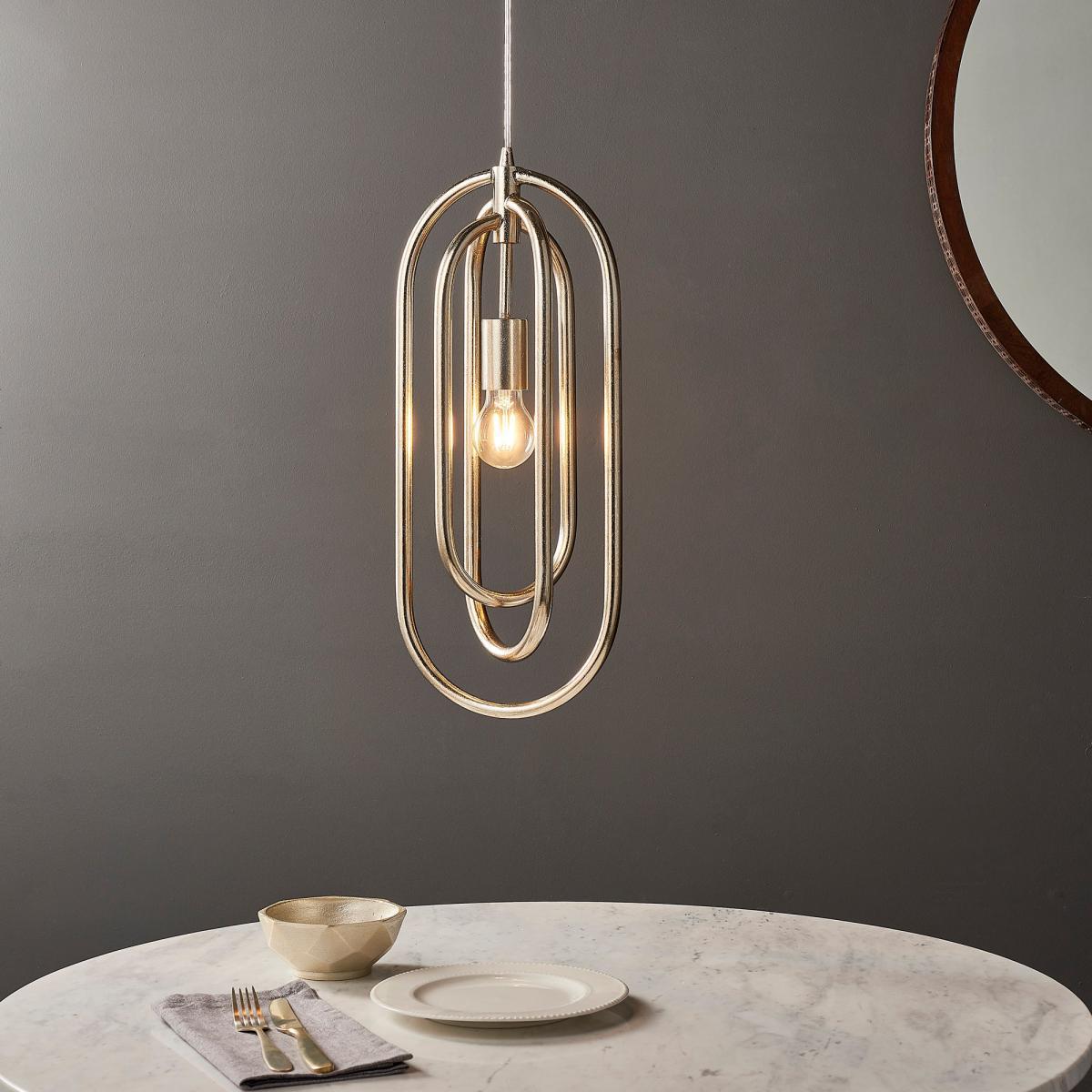 Vogue Pawley Pendant Fitting Silver – image 1