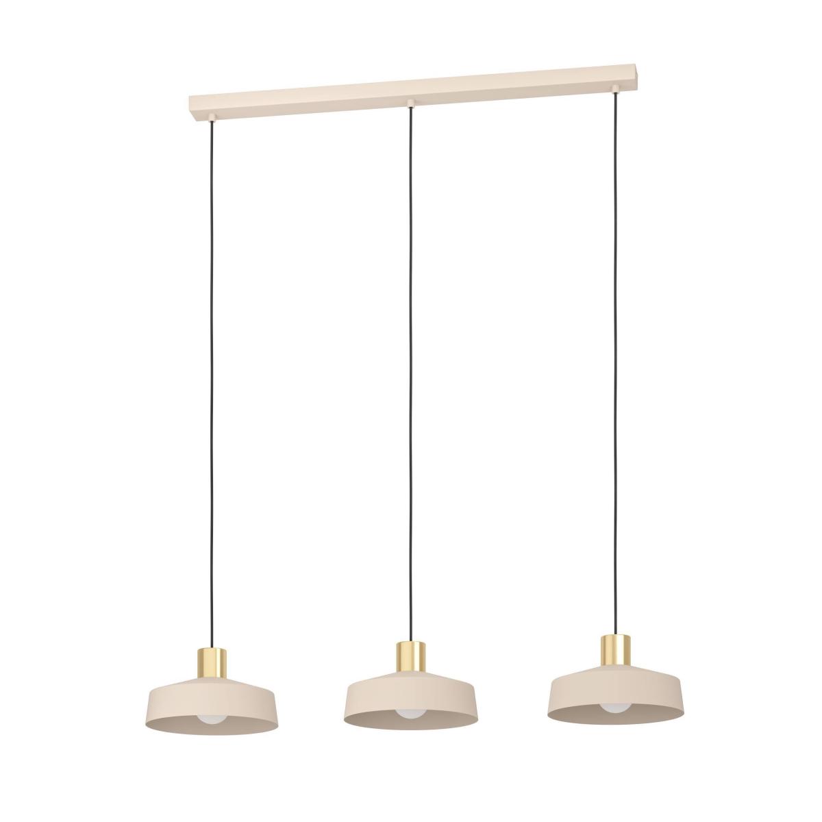 EGLO Valdiola 3-Light Pendant Light Brass – image 2