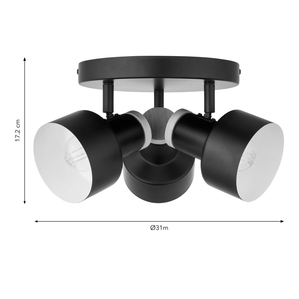 Duckworth Industrial 3 Light Adjustable Spotlight – image 5