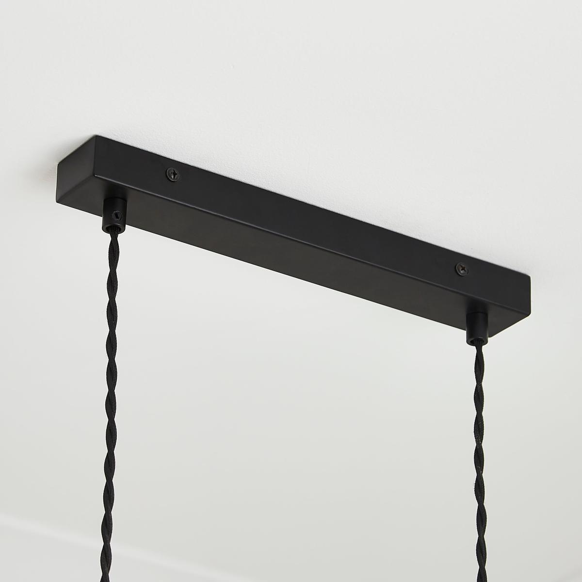 Keates Industrial 5 Light Ceiling Light Black – image 3