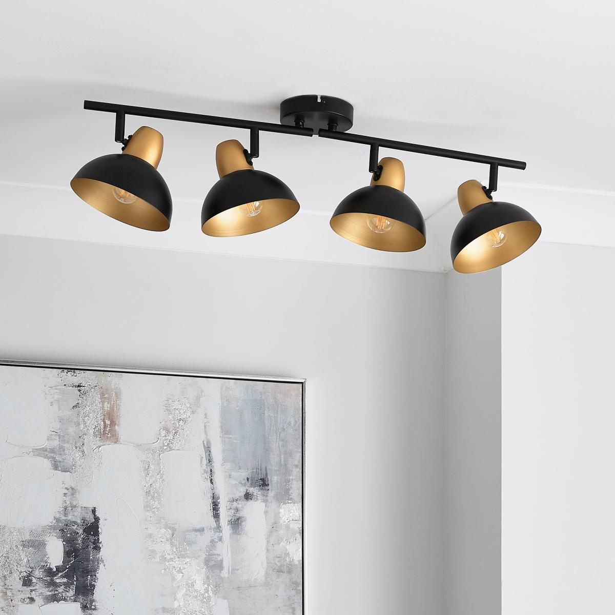 Haus 4 Light Spotlight Bar Black – image 2