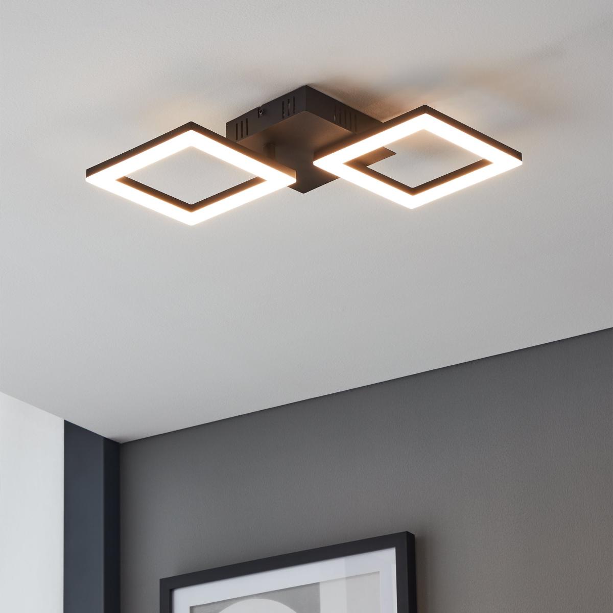 EGLO Paranday-Z Diamonds Small Ceiling Light Black – image 1