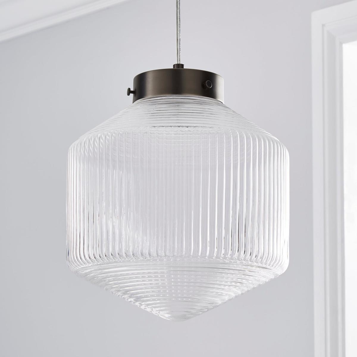 Orb LED Pendant Ceiling Fitting Clear – image 2
