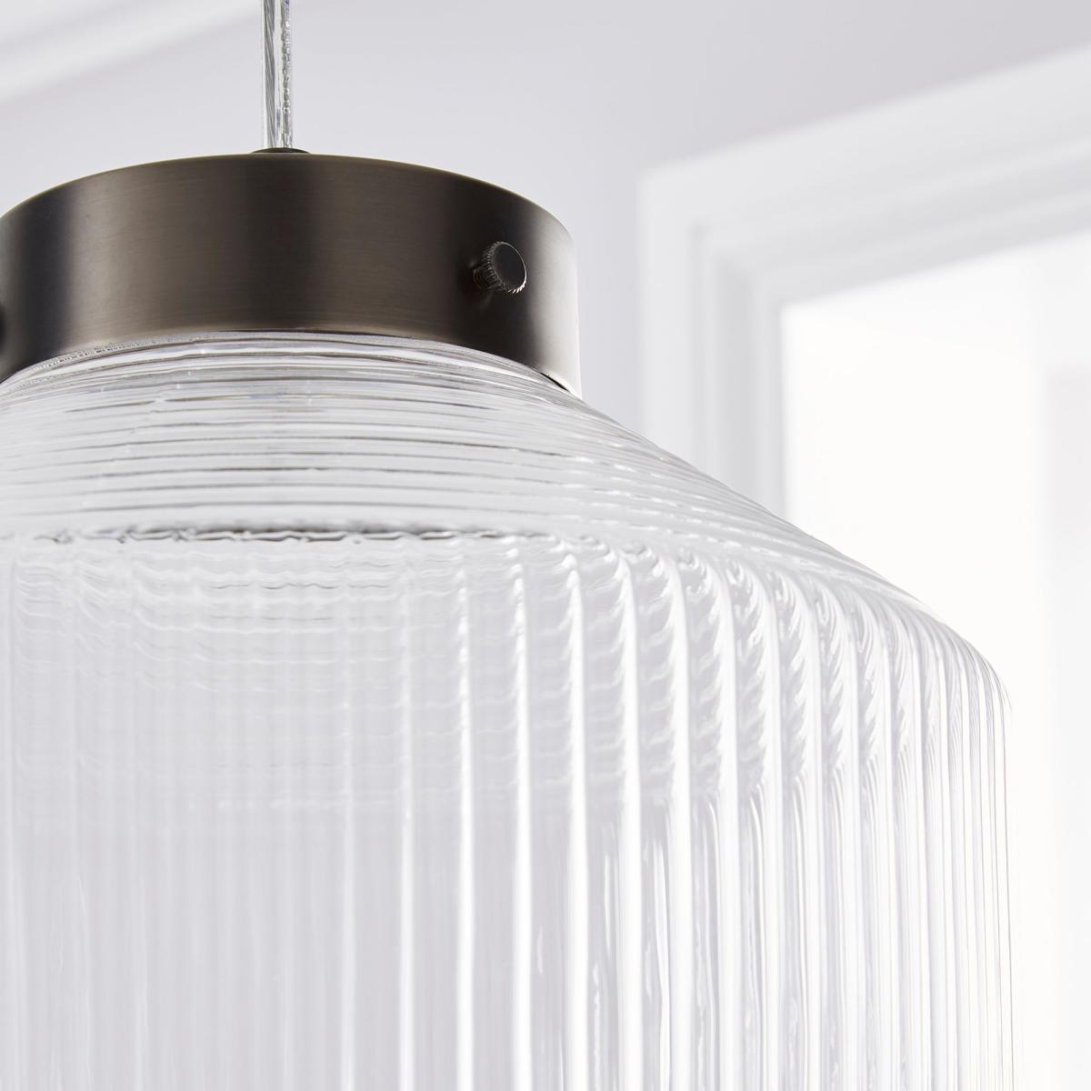 Orb LED Pendant Ceiling Fitting Clear – image 3