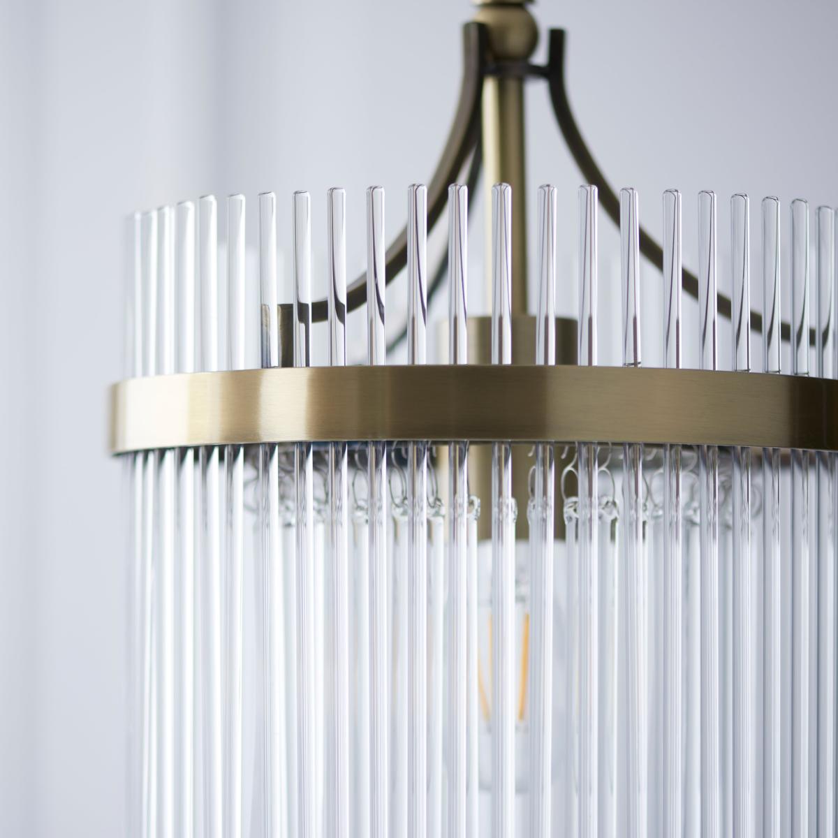 Vogue Langdon Art Deco Adjustable Pendant Light – image 2