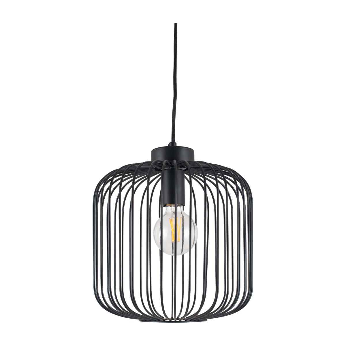 Dania Metal Wire Pendant, Matt Black Black – image 3
