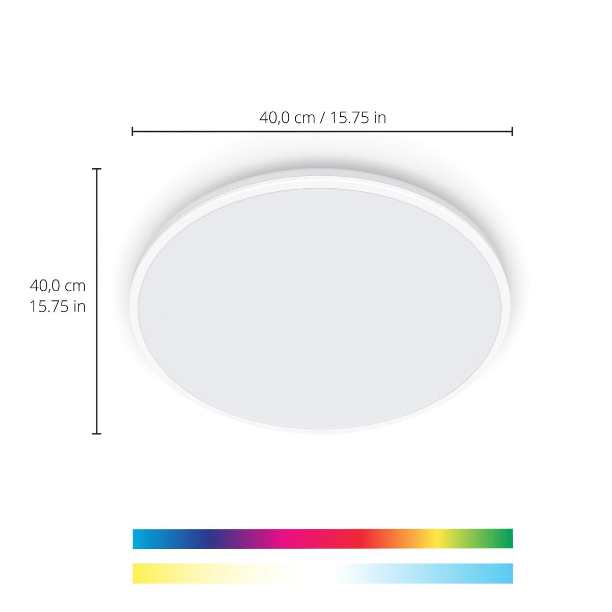 WiZ Aura Smart LED Ceiling Light White – image 2
