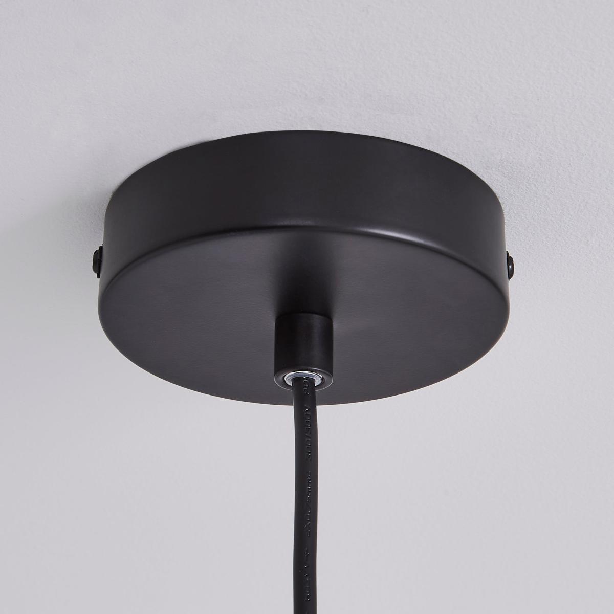 Hexa 1 Light Ceiling Fitting Black – image 4