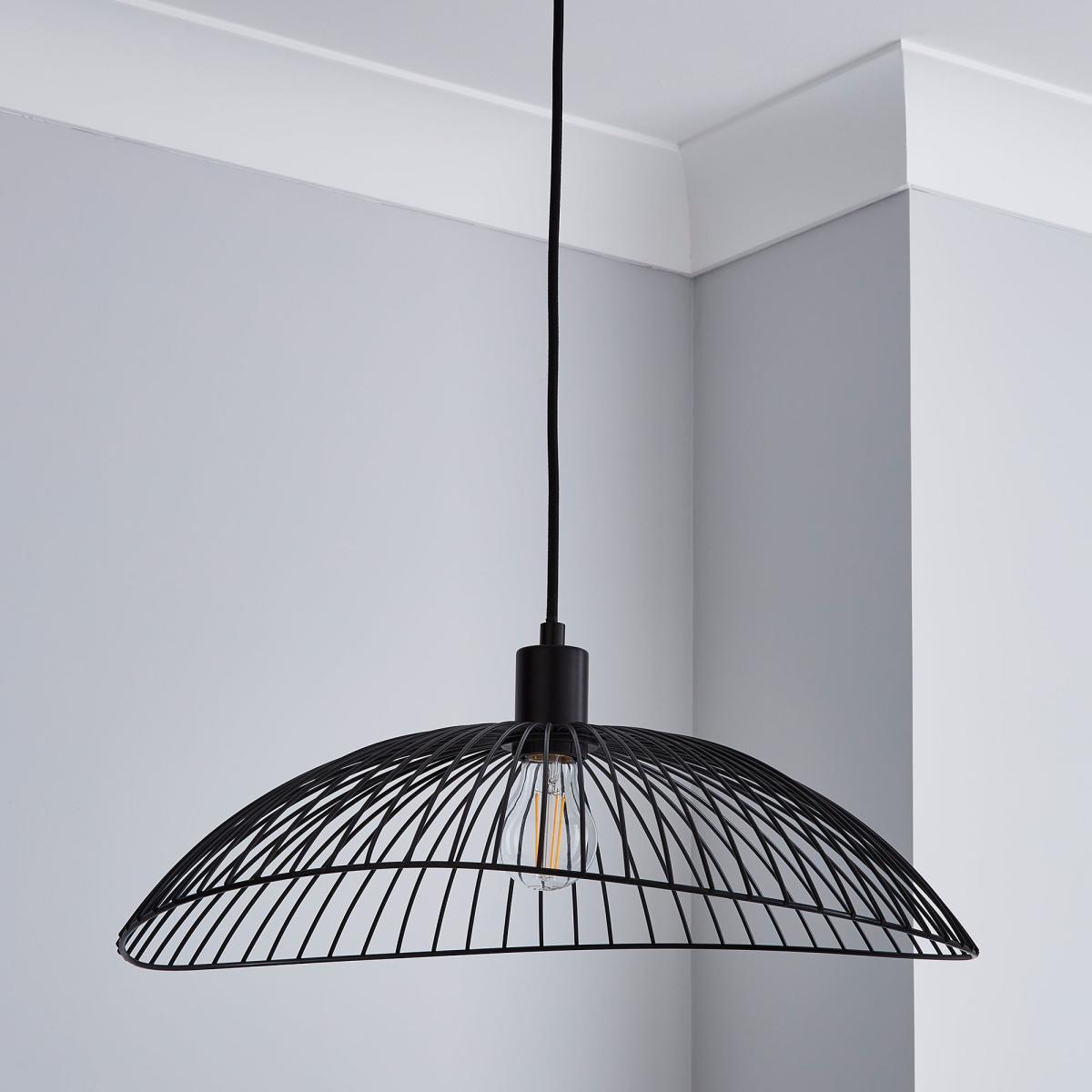 Elements Jaula 50cm Ceiling Fitting Black Matt Black – image 2