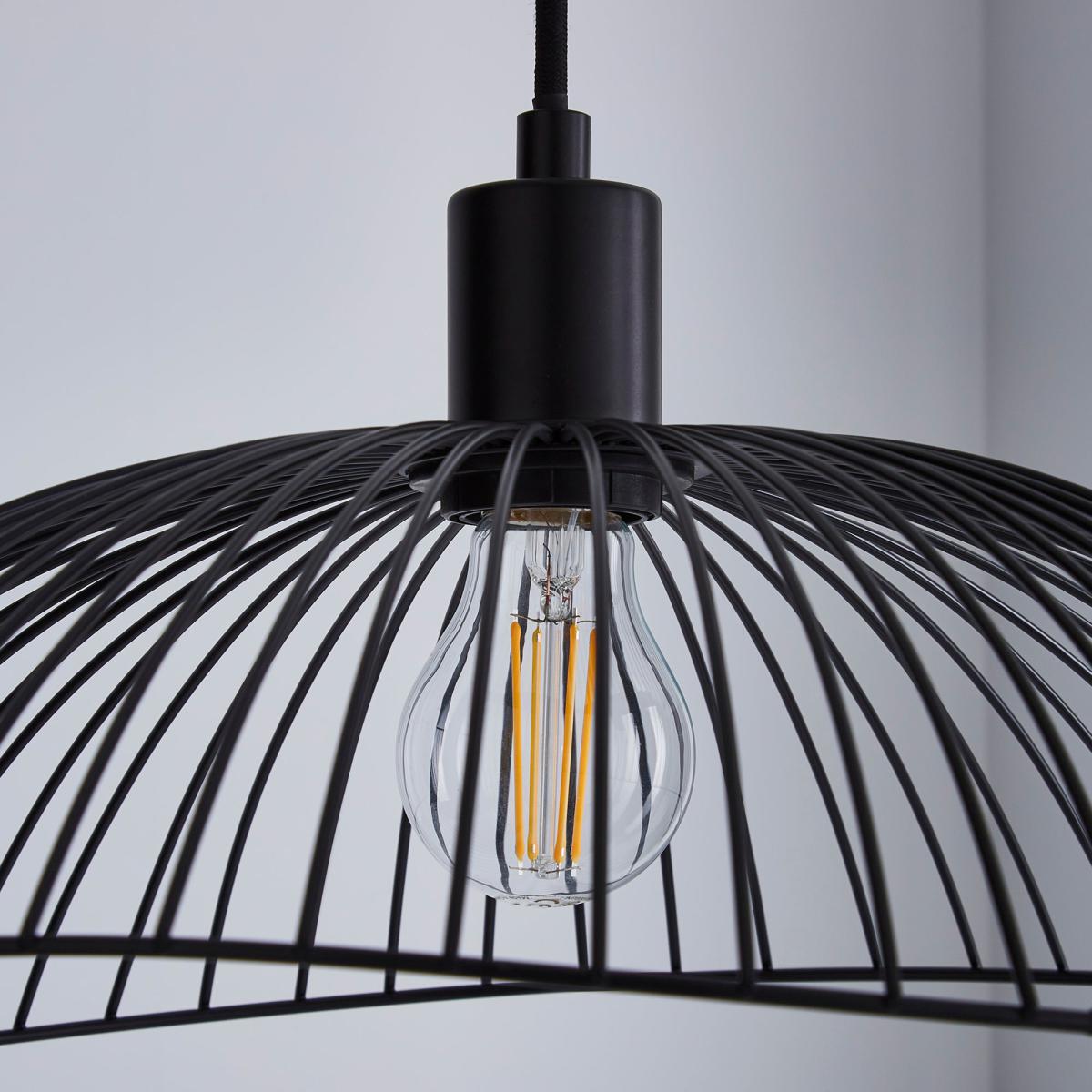 Elements Jaula 50cm Ceiling Fitting Black Matt Black – image 3