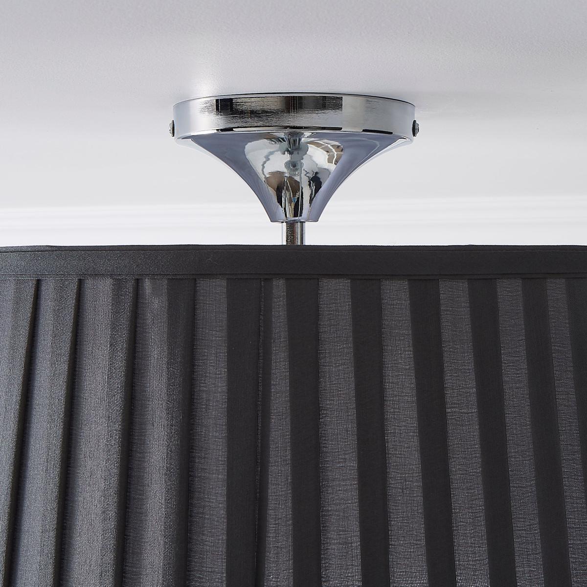Dorma Genevieve 3 Light Semi Flush Fitting Chrome – image 4