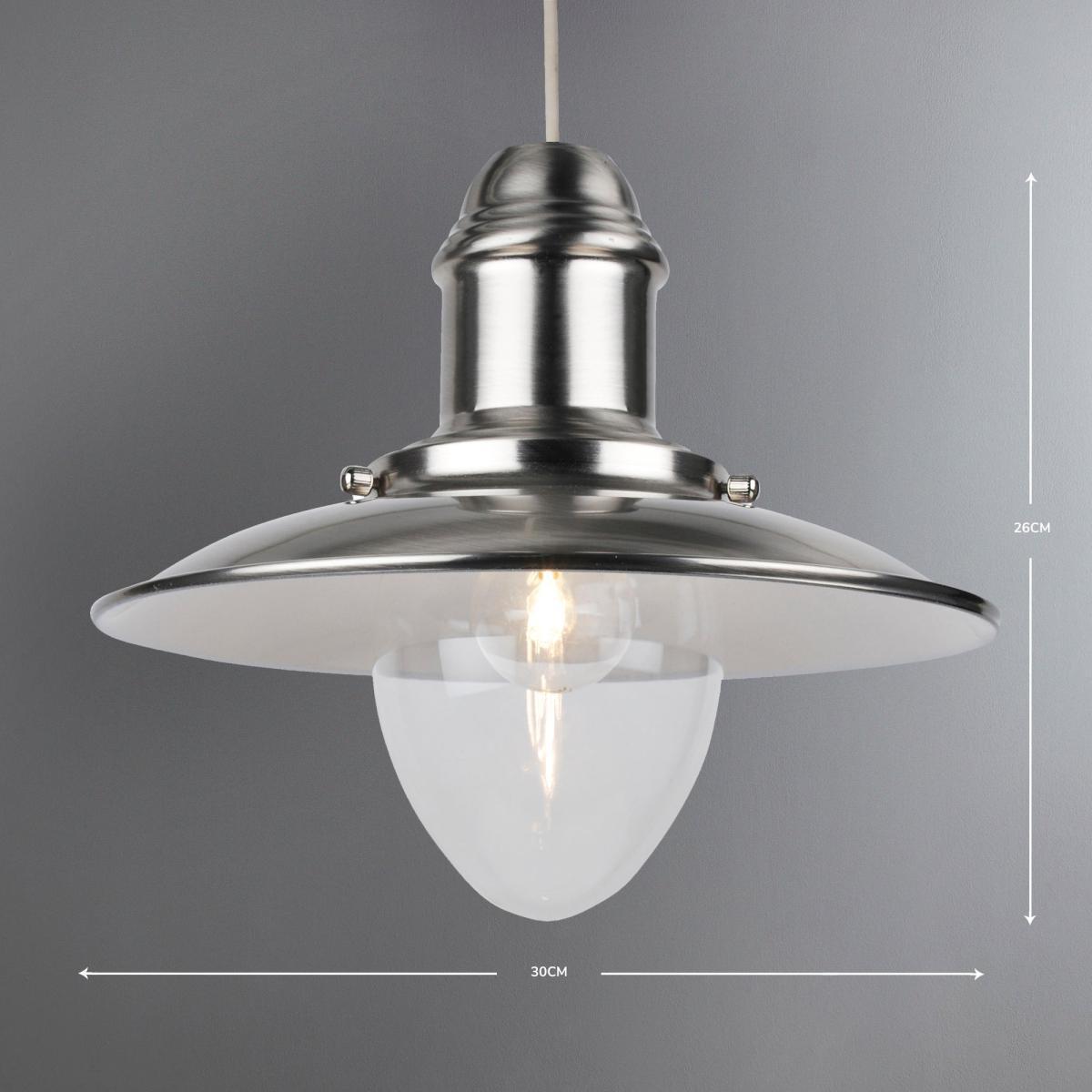 Masso Nickel Easy Fit Pendant Satin Nickel – image 3