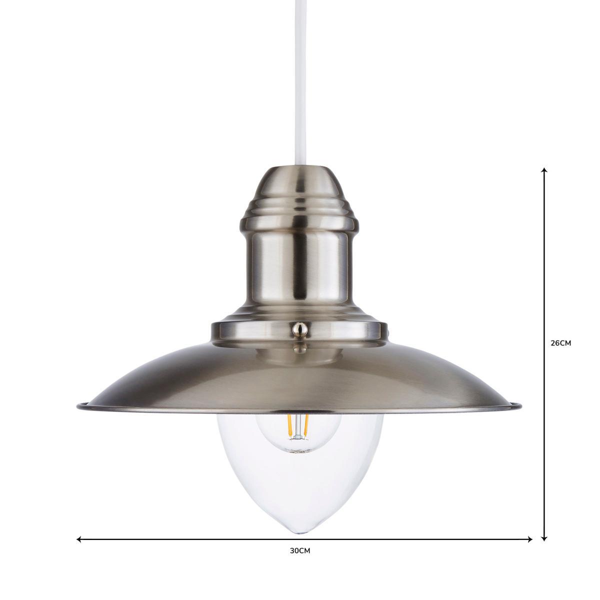 Masso Nickel Easy Fit Pendant Satin Nickel – image 4