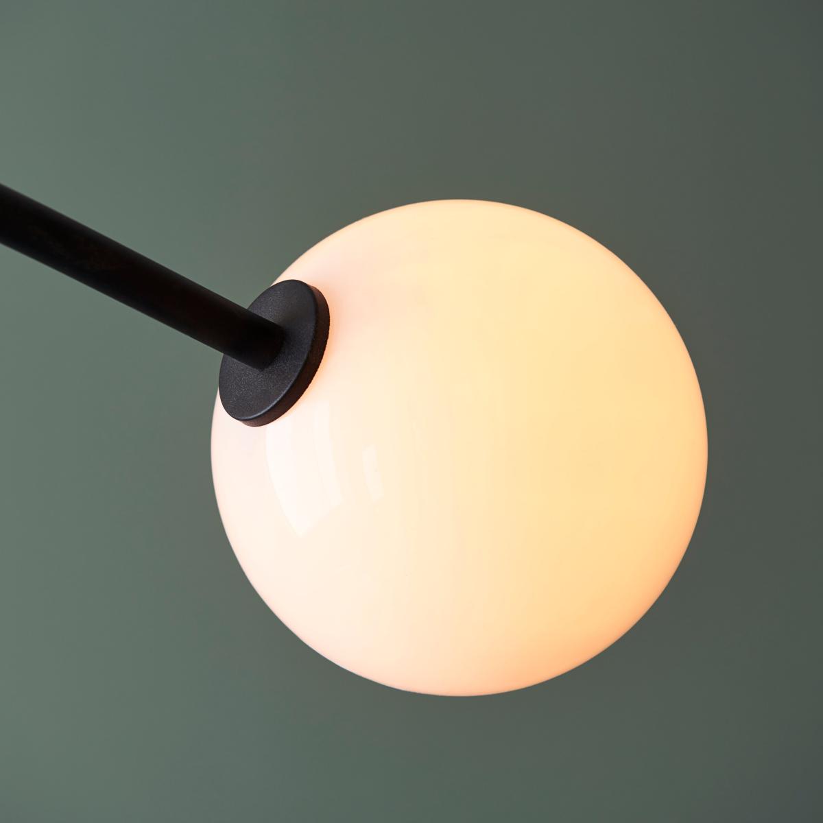 Vogue Nico 4 Light Semi Flush Ceiling Fitting Black – image 5