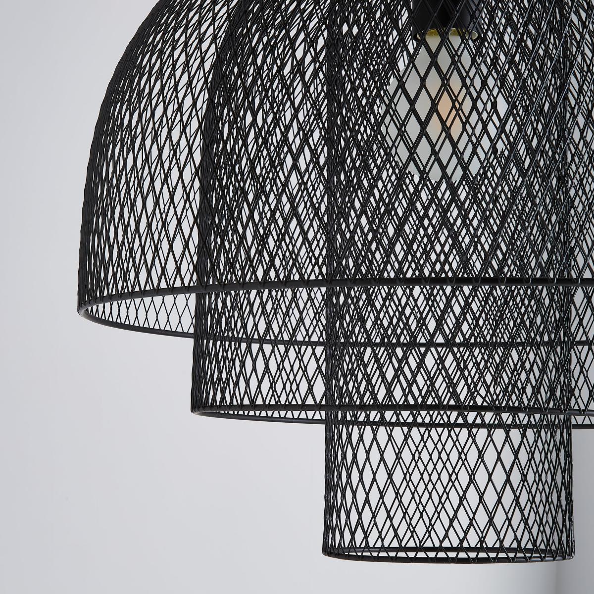 Tori 1 Light Pendant Fitting Black – image 3
