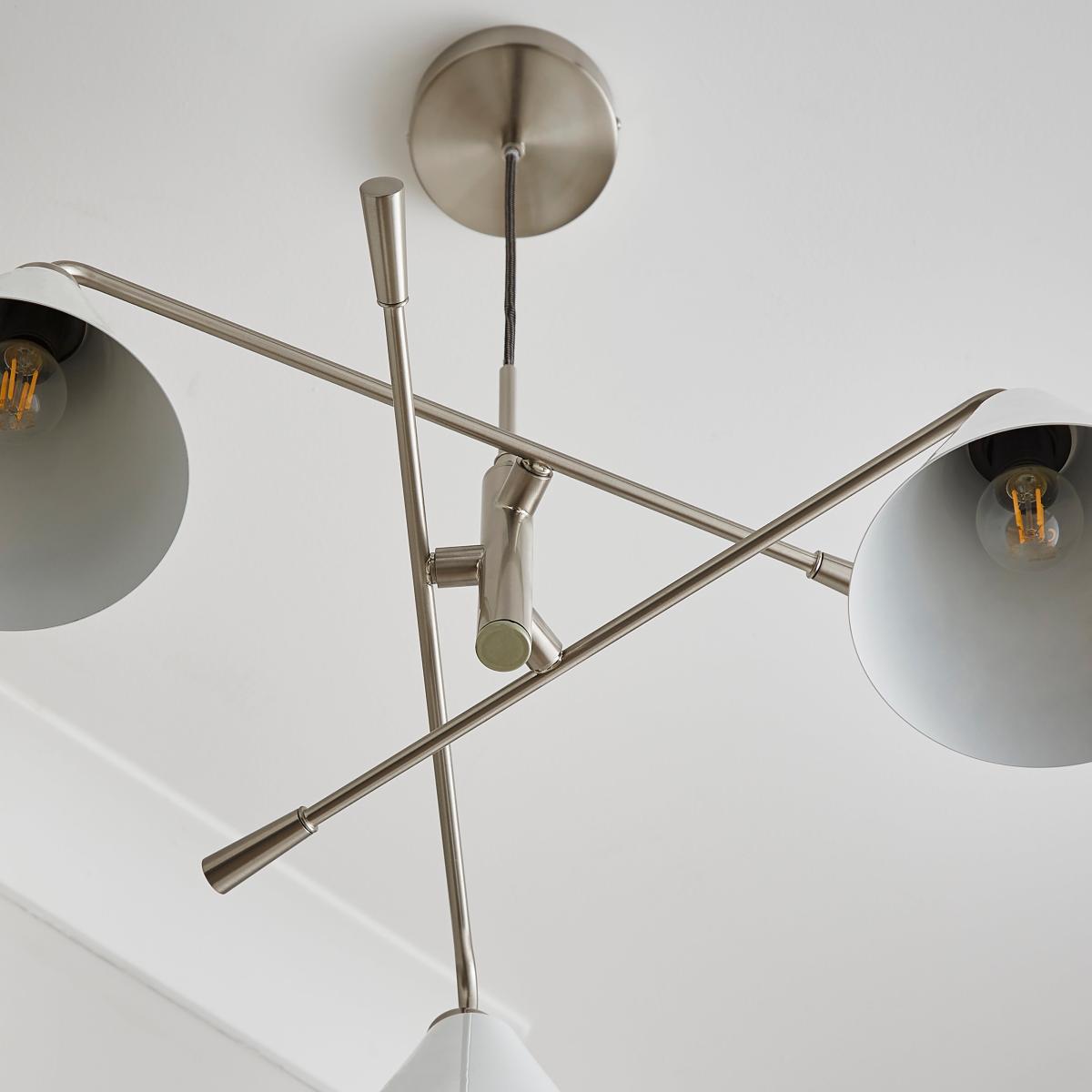 Elements Shaw 3 Light Ceiling Light White – image 4