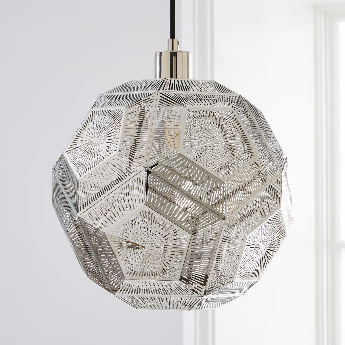Dodeca Pendant Fitting Silver – image 2