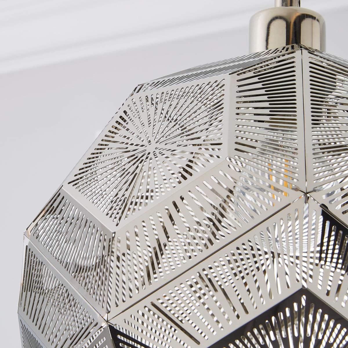 Dodeca Pendant Fitting Silver – image 3