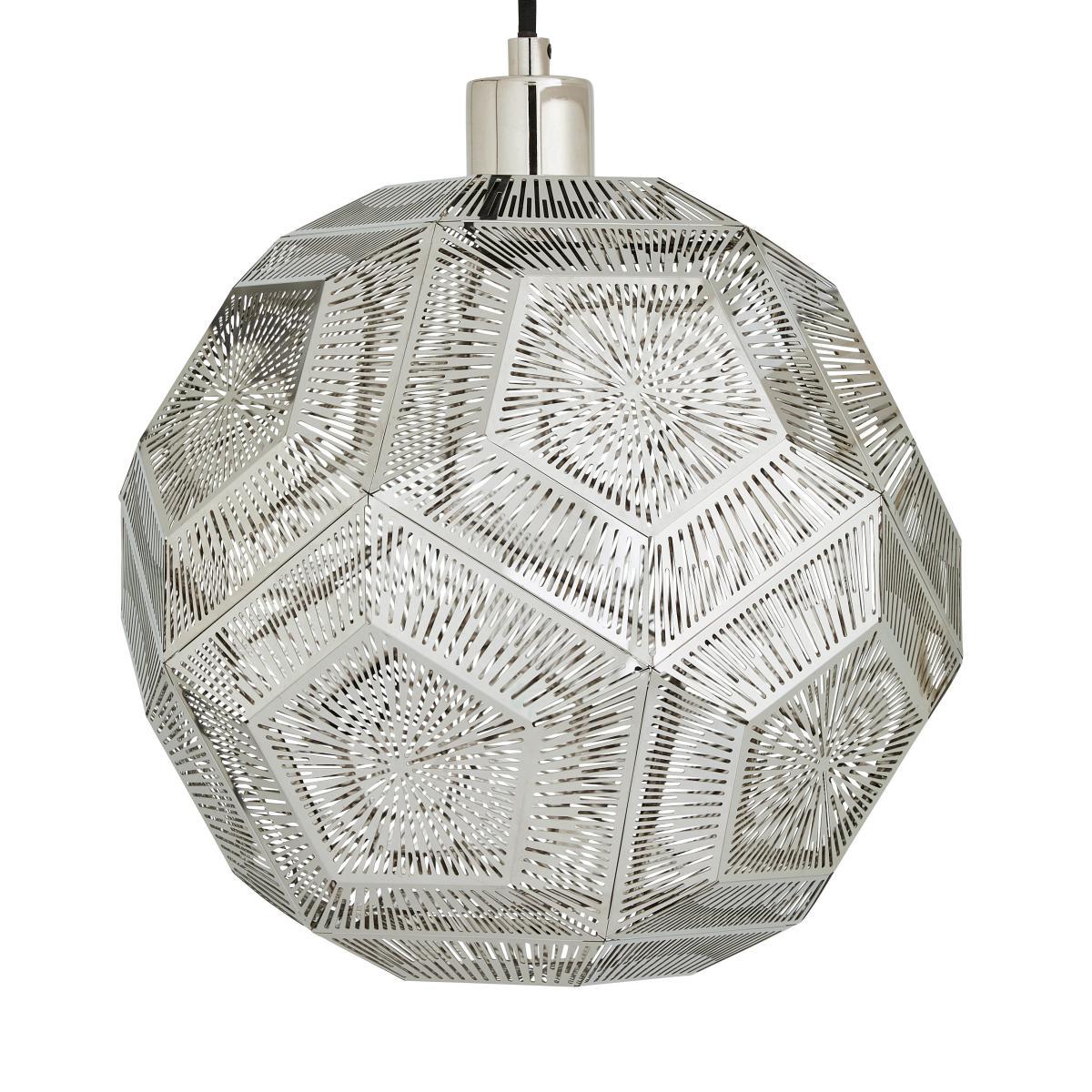 Dodeca Pendant Fitting Silver – image 4