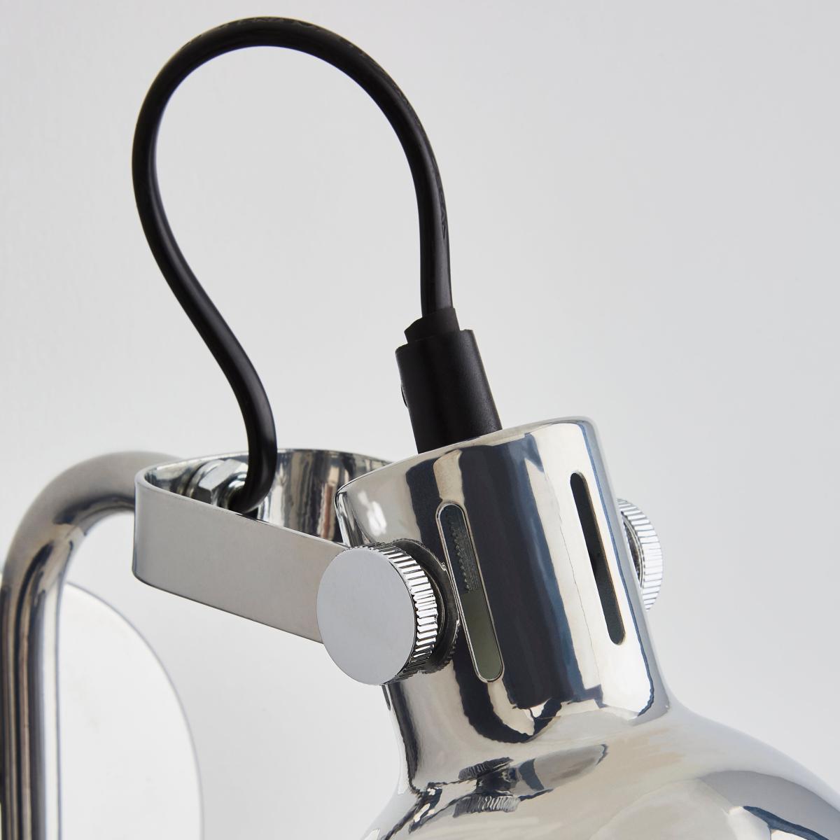Issac Chrome Effect Plug in Wall Light Chrome – image 3
